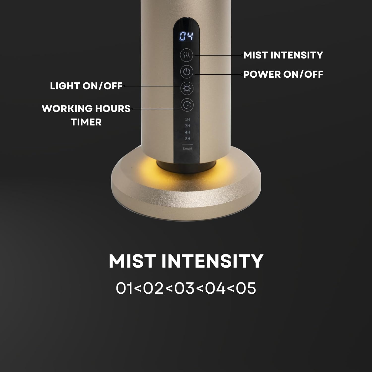 Scentia Wireless Waterless Hotel Scent Diffuser | Includes Premium USA-Made Oil Blend | App Controlled, Cordless | Home, Office, Spa, Aromatherapy | Covers 1500 Sq Ft | 72 Hrs in 1 Charging | Gold - Image 7