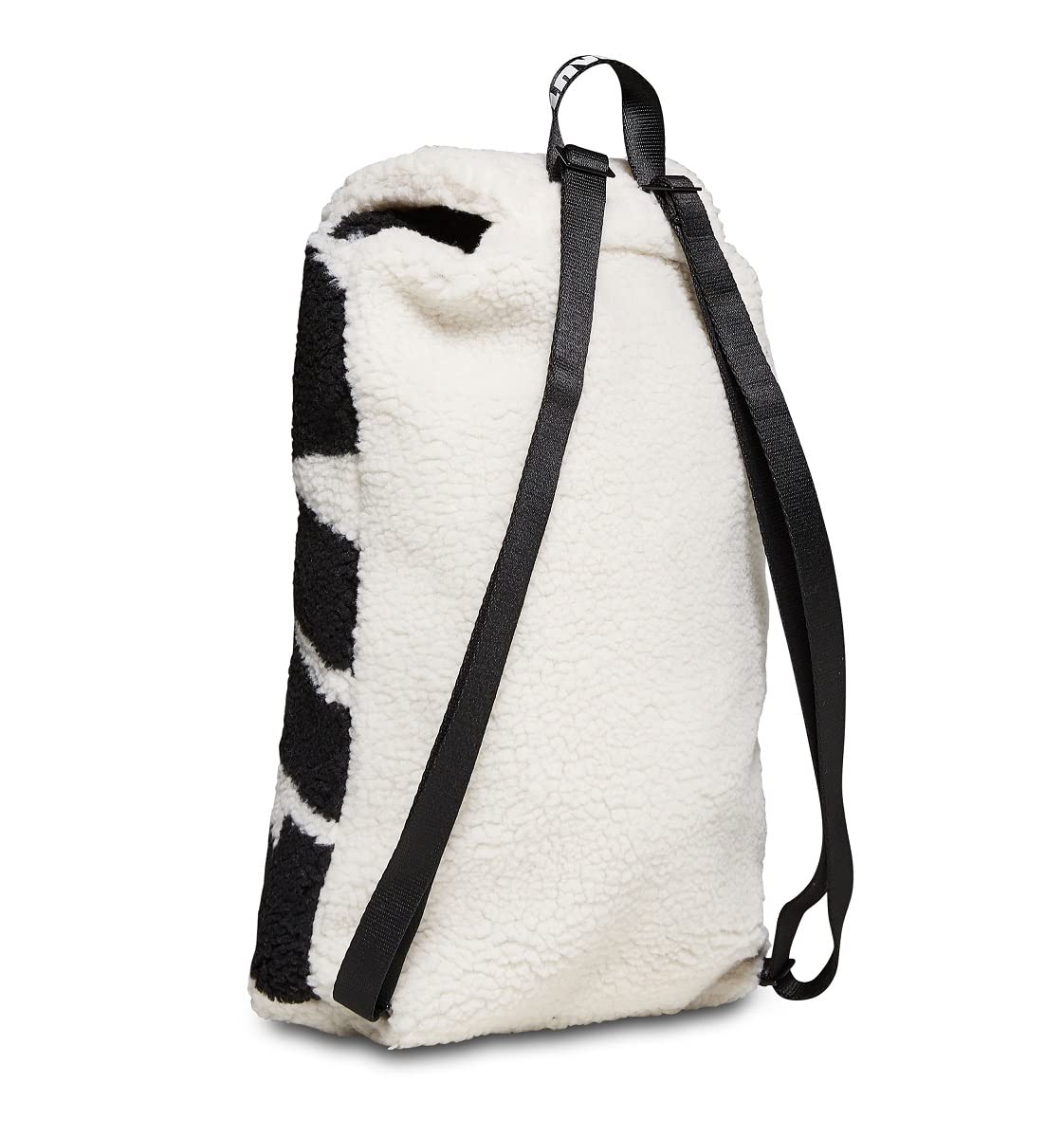 Invicta Tagesrucksack Rucksack für Reisen Outdoor - Daypack für Damen, Herren, mit Hüftgurt - faltbar 8 LT - Ultra leicht, Handgepäck mit Reißverschluss, zweifarbig schwarz/weiß Minisac