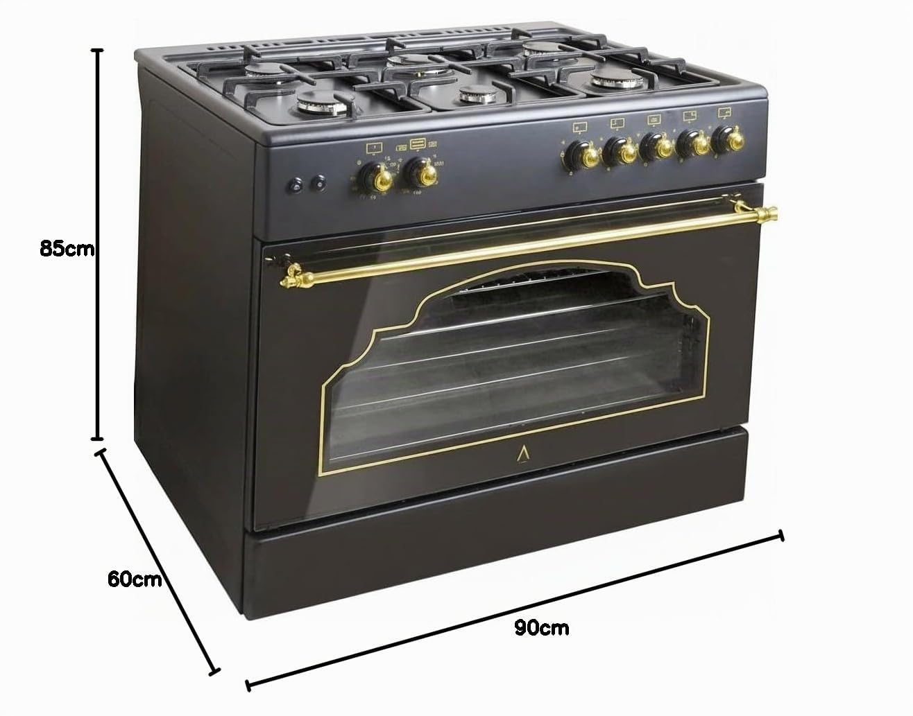 Cocina de Gas con horno de Gas Vulcano Gold-90