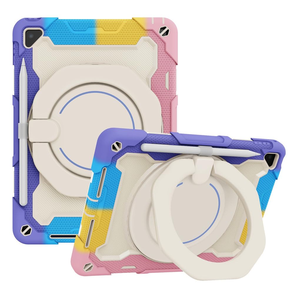 Funda iPad 9.7 silicona antichoque iPad Air 2 con soporte anillo 8