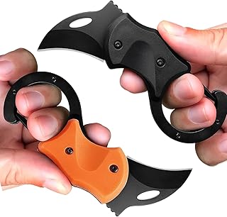 COOLive 2 Pack Keychain Knife Small Pocket Knife for Men