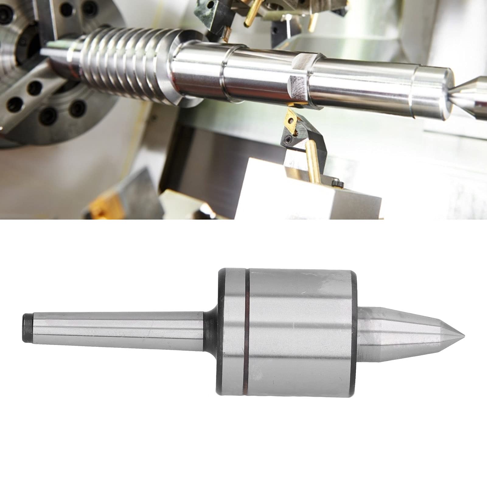 Estink MK1 Konik Tokarski Obrotowy, 60° Stożek Morse'a, Dokładność 0.01mm, Łożysko, Akcesoria do Obróbki Drewna