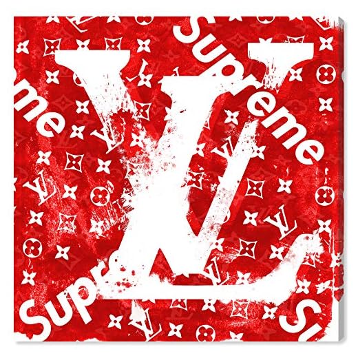 The Oliver Gal Artist Co. Fashion and Glam Wall Art Canvas Prints 'Red Tag Urban'