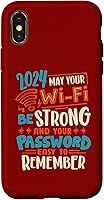 Vista 4 de iPhone 15 In 2024 may your wifi be strong & password easy to remember Case