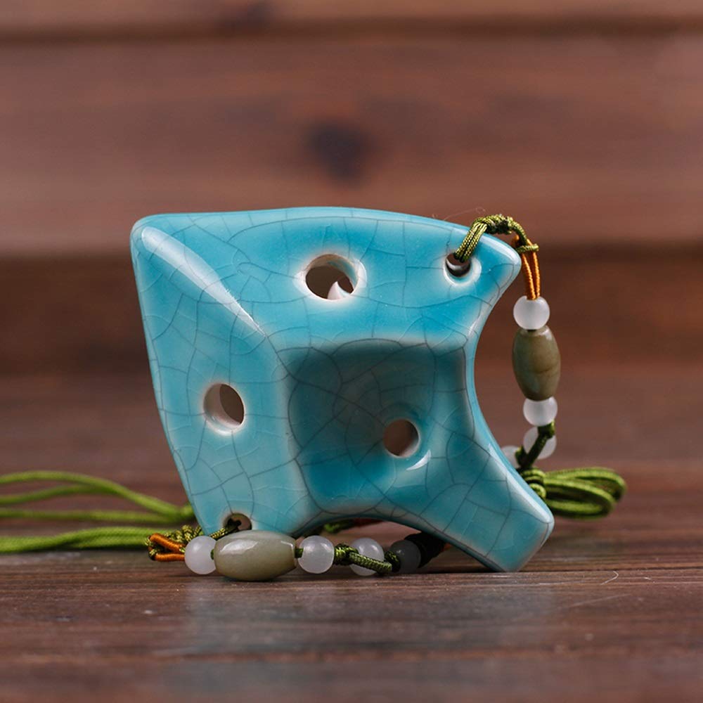 Ocarina profesional de 6 agujeros, obra maestra de cerámica, colección de instrumentos de viento de madera, flauta, ocarina, principiantes, agudos, C, enviar a estudiantes adultos, modelos