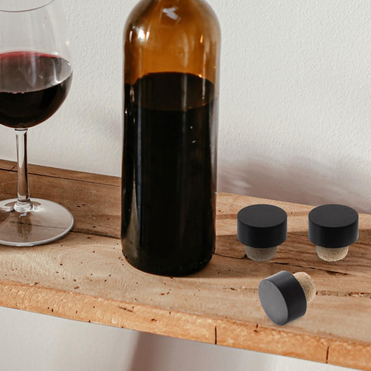 10pcs T Shaped Wooden Bottle Cork Replacement Plug for Most Bottles