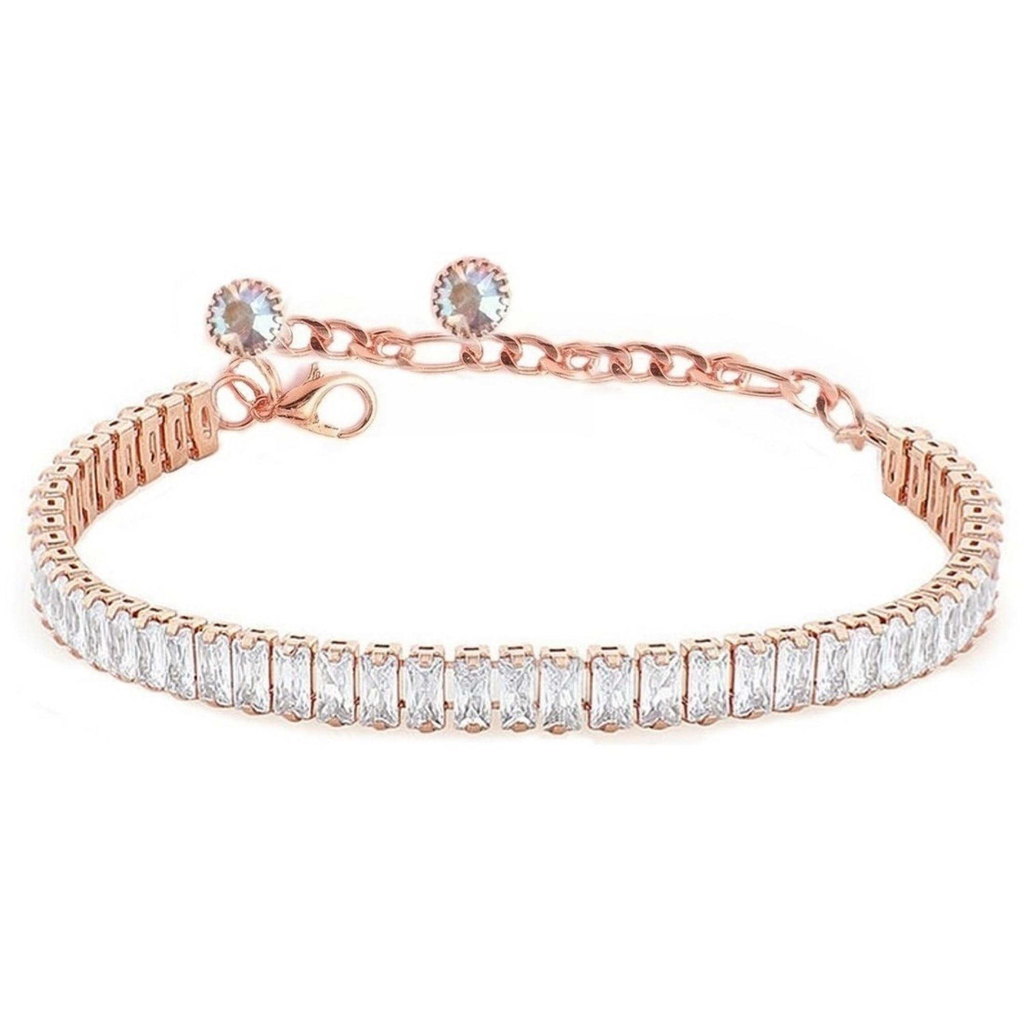 VAMA FASHIONS Adjustable Copper Plated AD Stones Tennis Bracelet Armlet for Girls & women. (B0DBF5FCDJ) Amazon Price History, Amazon Price Tracker