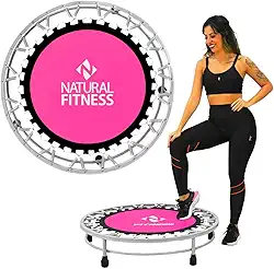 Cama Elástica Mini Jump Profissional Academia Consport Rosa
