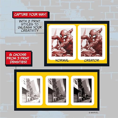 Miniatura 4 de Kiimento - Cámara de impresión instantánea sin tinta P2 Spider-Man + paquete de dos 120 puntas