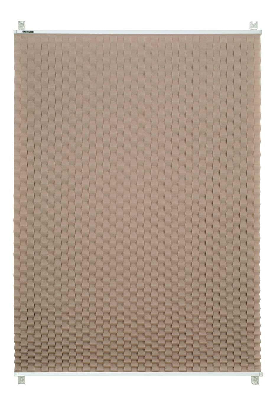 Khome Klemmfix Plissee 3D-Effekt Taupe 60 x 210 cm – Bild 3
