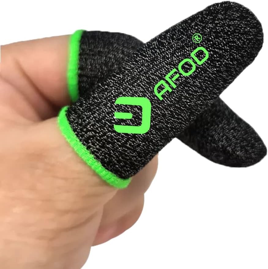 AFOD® Pubg Finger Sleeve, Gaming Sleeve for PUBG | BGMI | COD | FreeFire | Mobile Gaming FingerSleeves (2PCS)