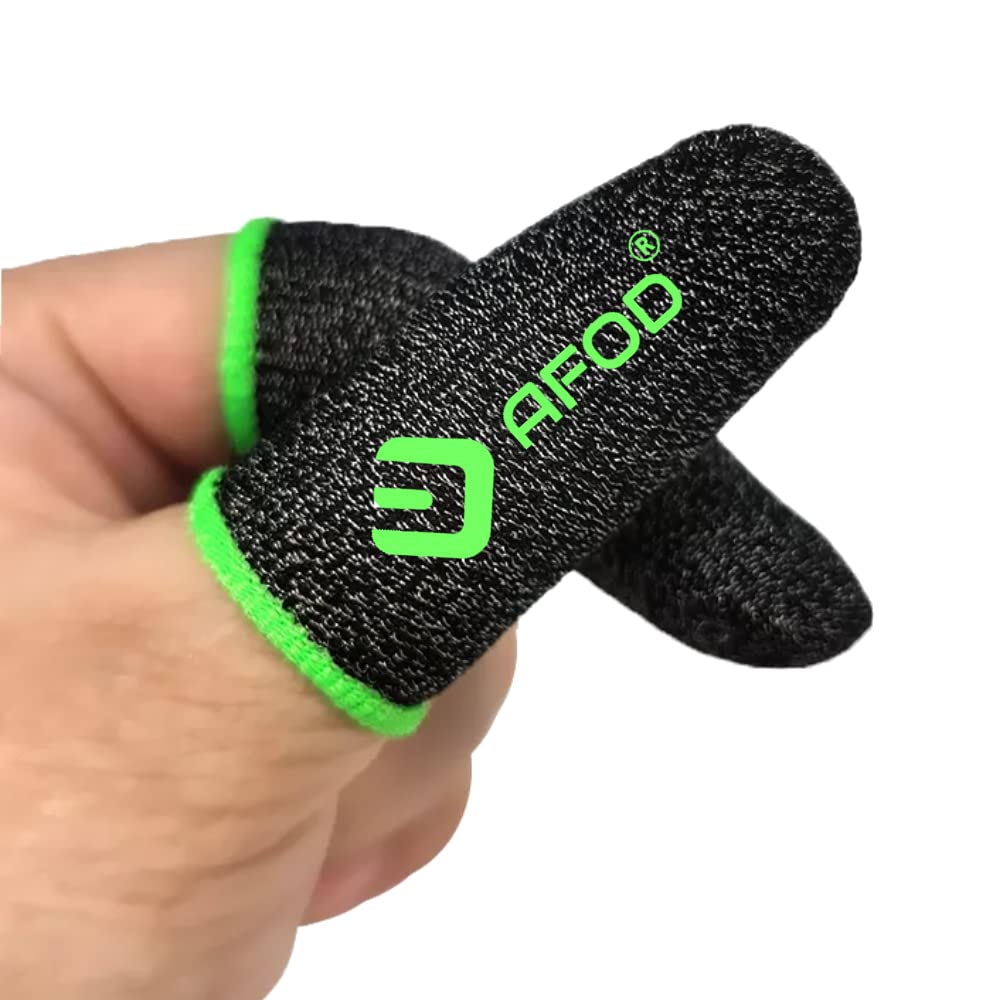 AFOD® Pubg Finger Sleeve, Gaming Sleeve for PUBG | BGMI | COD | FreeFire | Mobile Gaming FingerSleeves (4PCS)