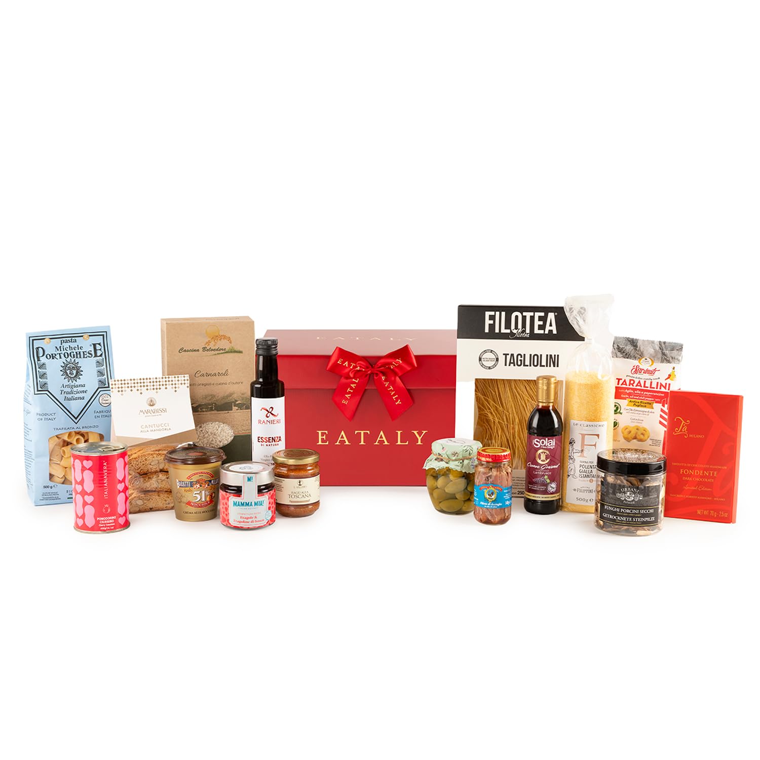 EATALY – Il Regalo degli Intenditori – Cesto Gastronomico Misto Dolce e Salato – Box con 16 Prodotti Italiani Selezionati – Confezione Elegante – Perfetto per Regali e Occasioni Speciali