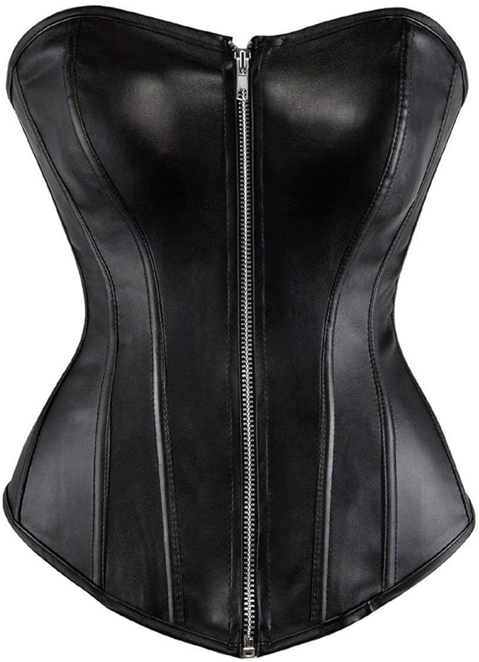 Damen-Corsage Bustier - Vintage Korsett Mit Frontreißverschluss