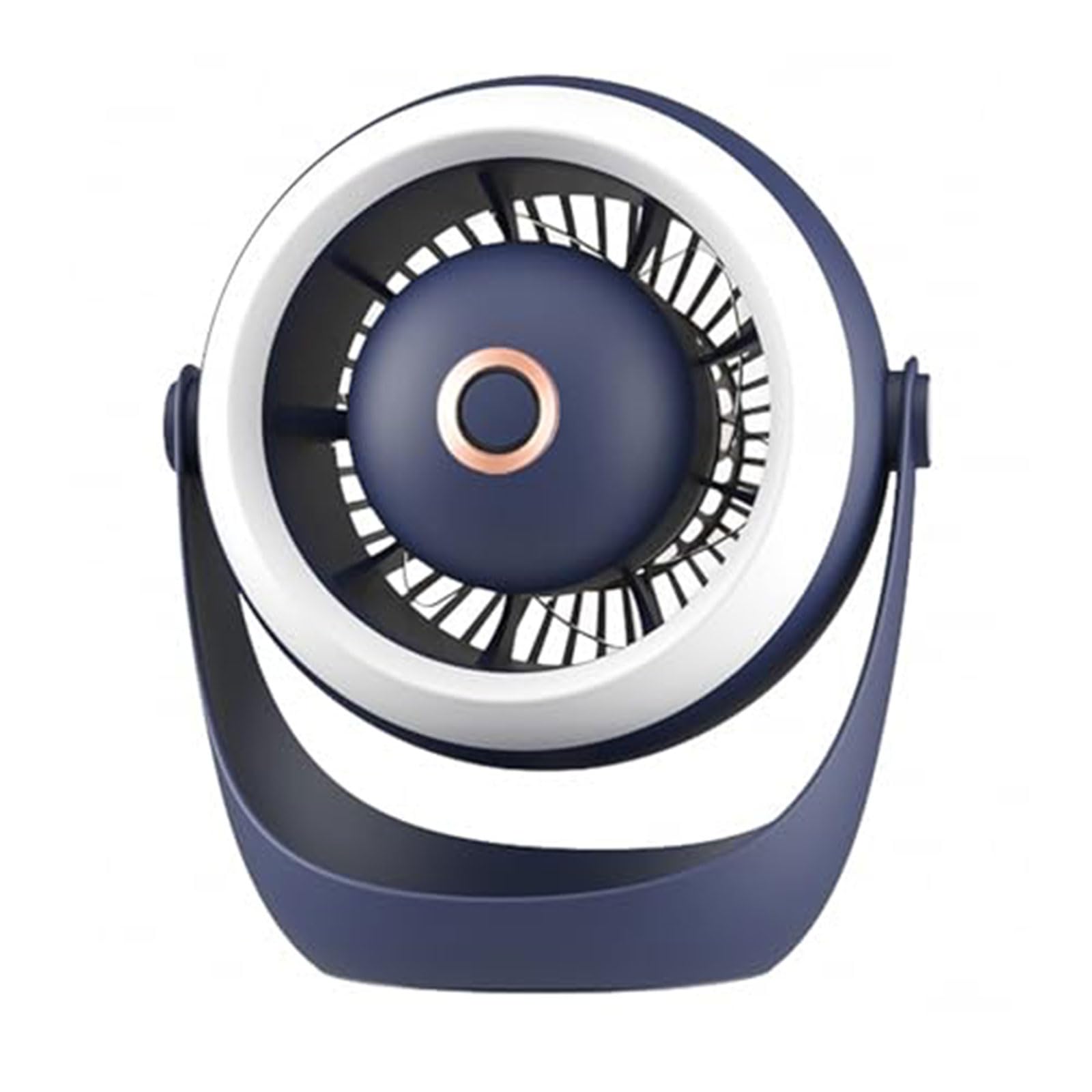 Ventilateur oscillant ultra-silencieux à 360° avec batterie USB pour le bureau