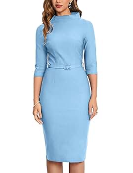 スーツ・フォーマル・ドレス MELON SLEEVE STRAIGHT DRESS amerivintage Ameri（アメリ）の「MELON SLEEVE STRAIGHT DRESS（ワンピース
