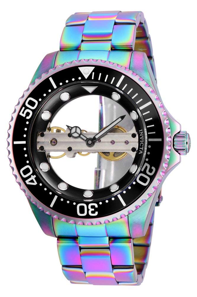 Invicta Men Pro Diver Mechanical Watch, Iridescent, 26602