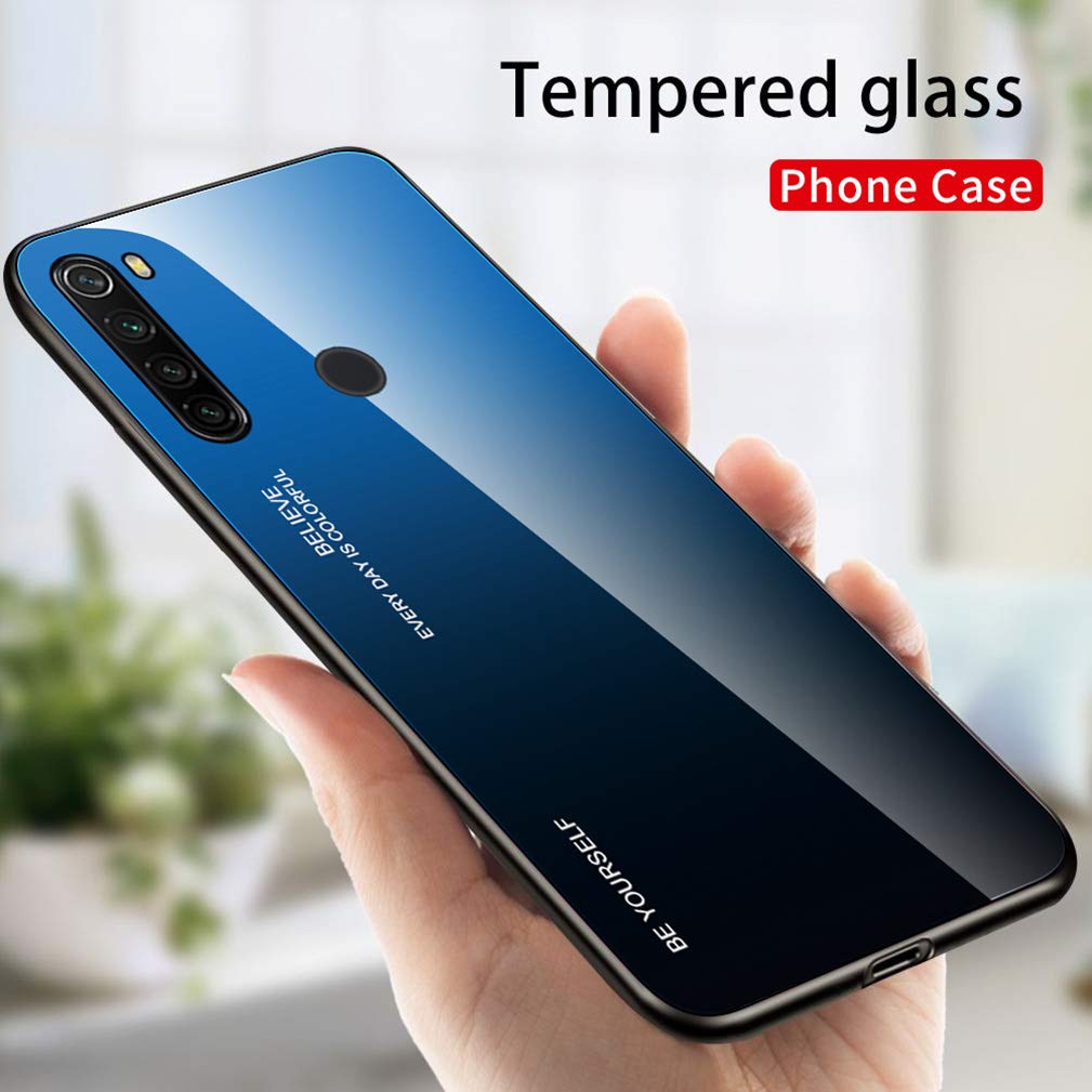 Evelatus Xiaomi Redmi Note 8 / Redmi Note 8 2021 Custodia In Vetro Temperato Con Placcatura A Colori C 22594239