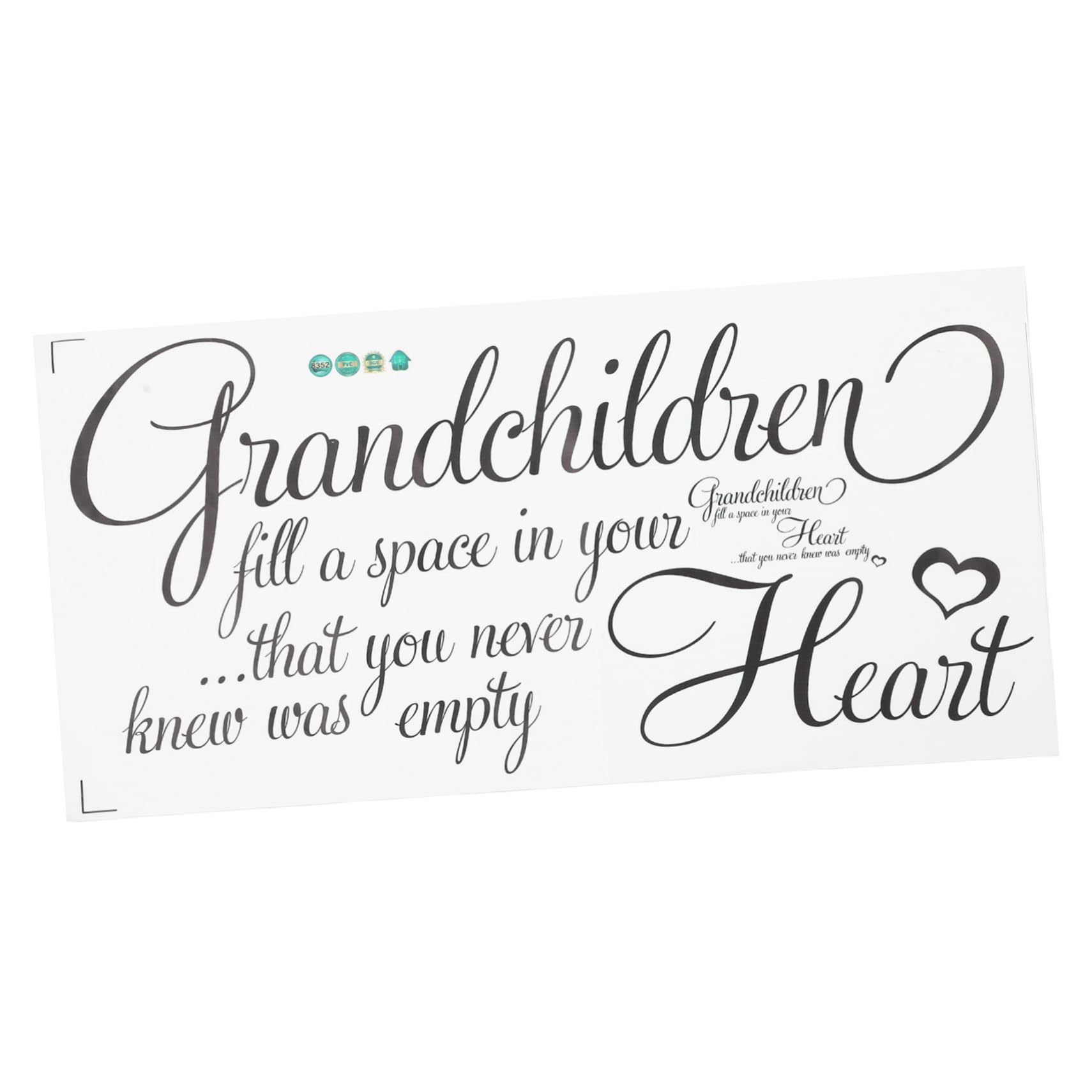 Sticker mural petits-enfants pour créer un coin familial chaleureux