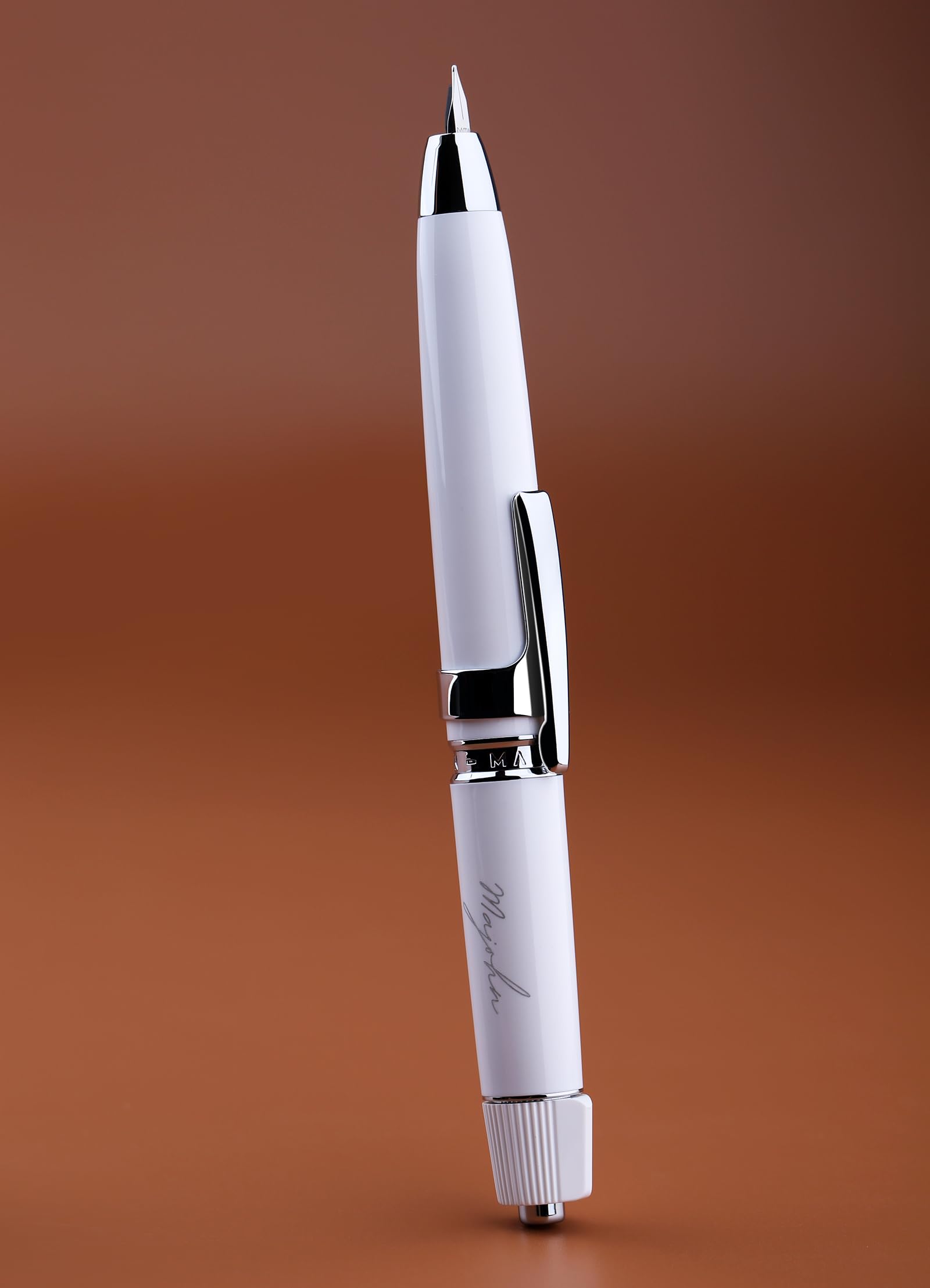 Majohn C1 Penna Stilografica Trasparente – Doppio Sistema Di Ricarica (Pipetta O Convertitore), Pennino In Acciaio 0.6 Mm, Corpo In Acrilico