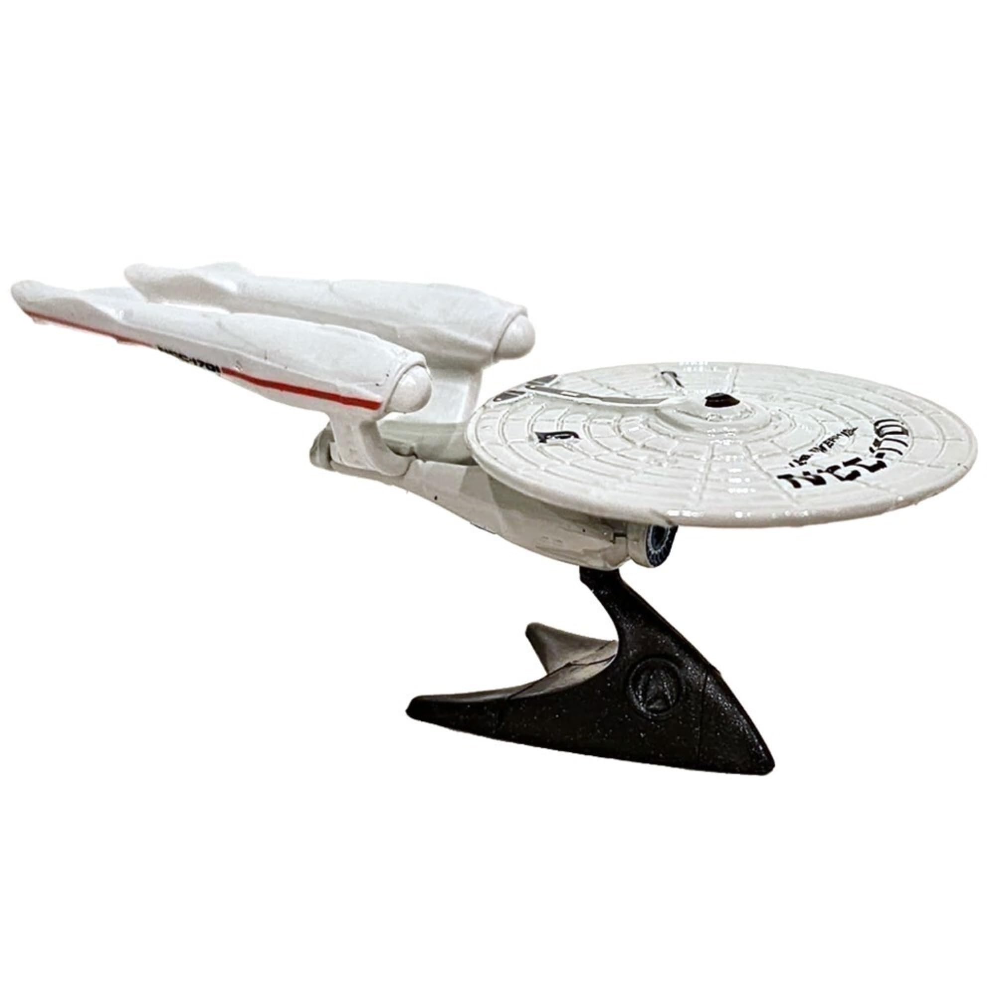 Hot Wheels 1:64 Scale Cars, Racecars, Trucks & Bikes - (U.S.S. Enterprise NCC-1701 - HTB32), Silver, 2 cm x 3 cm x 1 cm - Image 2