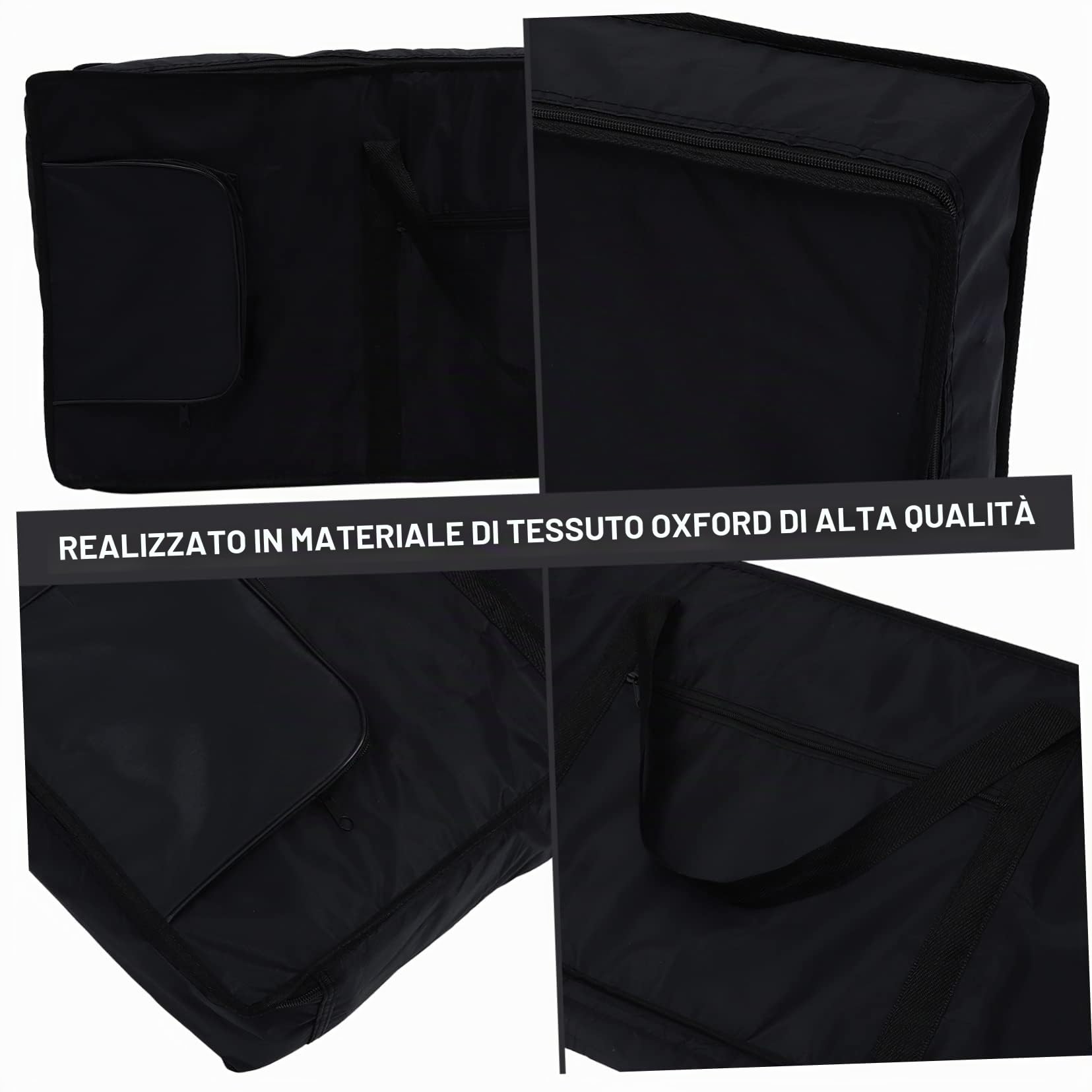 1pezzi Borsa per Tastiera Tasti in Oxford Borsa Portaoggetti Tasche per Spartiti e Materiali Design Flessibile Doppia Tracolla
