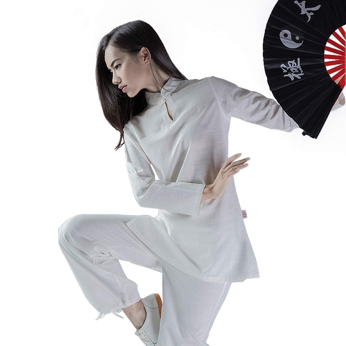 Tenue de Tai Chi Souple en Coton pour Éviter l'Inconfort en Méditation et Wushu