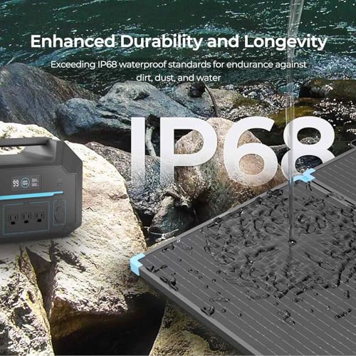 Renogy 220W Foldable Solar Panel Suitcase, Portable & Lightweight, High-Efficiency Solar Panel for Camping, RV, Off-Grid, Outdoor Use by Renogy - Image 4