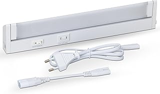 SEBSON LED Unterbauleuchte Küche 30cm – dimmbar, 3 Lichtfarben 2700K/4000K/6500K, schwenkbar, Schalter & Stecker 230V, Lichtleiste verlängerbar