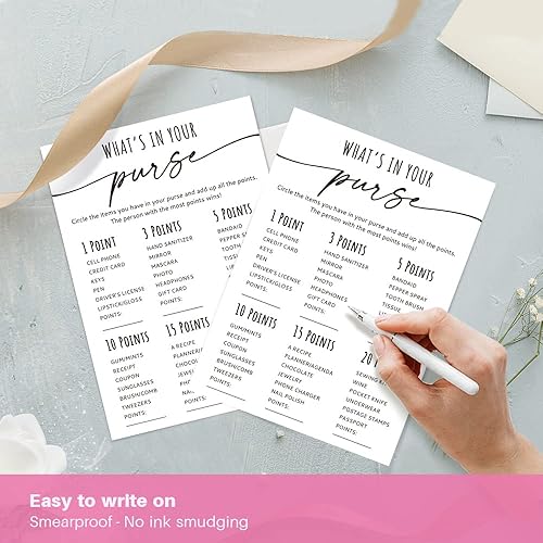 Miniatura 3 de kdxpbpz Tarjetas de juego para despedida de soltera, juego de bolsas, juegos de fiesta de boda, tarjetas de fiesta de compromiso, juegos