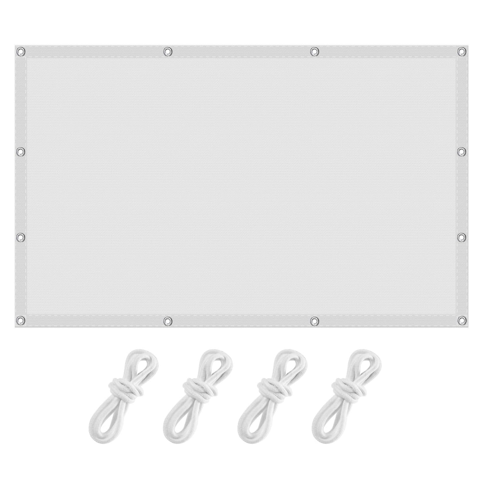 Voile d'ombrage rectangulaire contre le vent et la pluie 2.8x4.8m