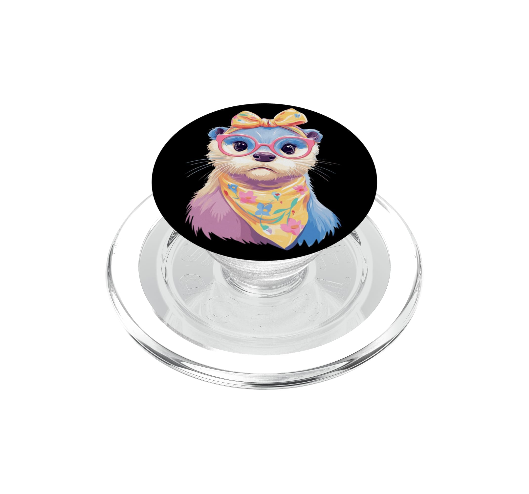 Regalo original de hurón PopGrip para MagSafe amarillo ideal para pet lovers 6