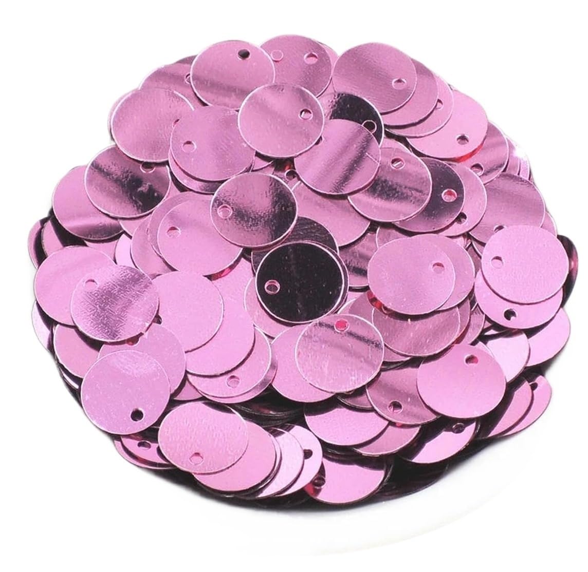 Luźne cekiny do rękodzieła i szycia 10 mm wielokolorowe 10 g(Lilac)
