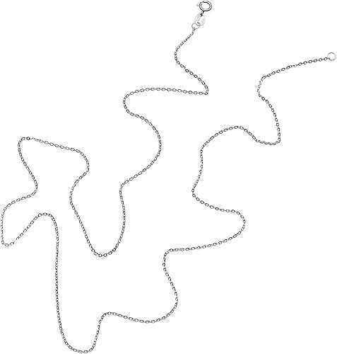 Miniatura 4 de Wellme cadena de plata esterlina de 364pulgadas, 116pulgadas, 564pulgadas con eslabones deslizantes, de 16a40pulgadas