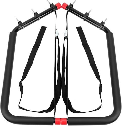 Miniatura 7 de Percha de almacenamiento de kayak resistente, estante de canoa de montaje en pared de 20.5 pulgadas, paquete de 2 soportes para tabla de remo