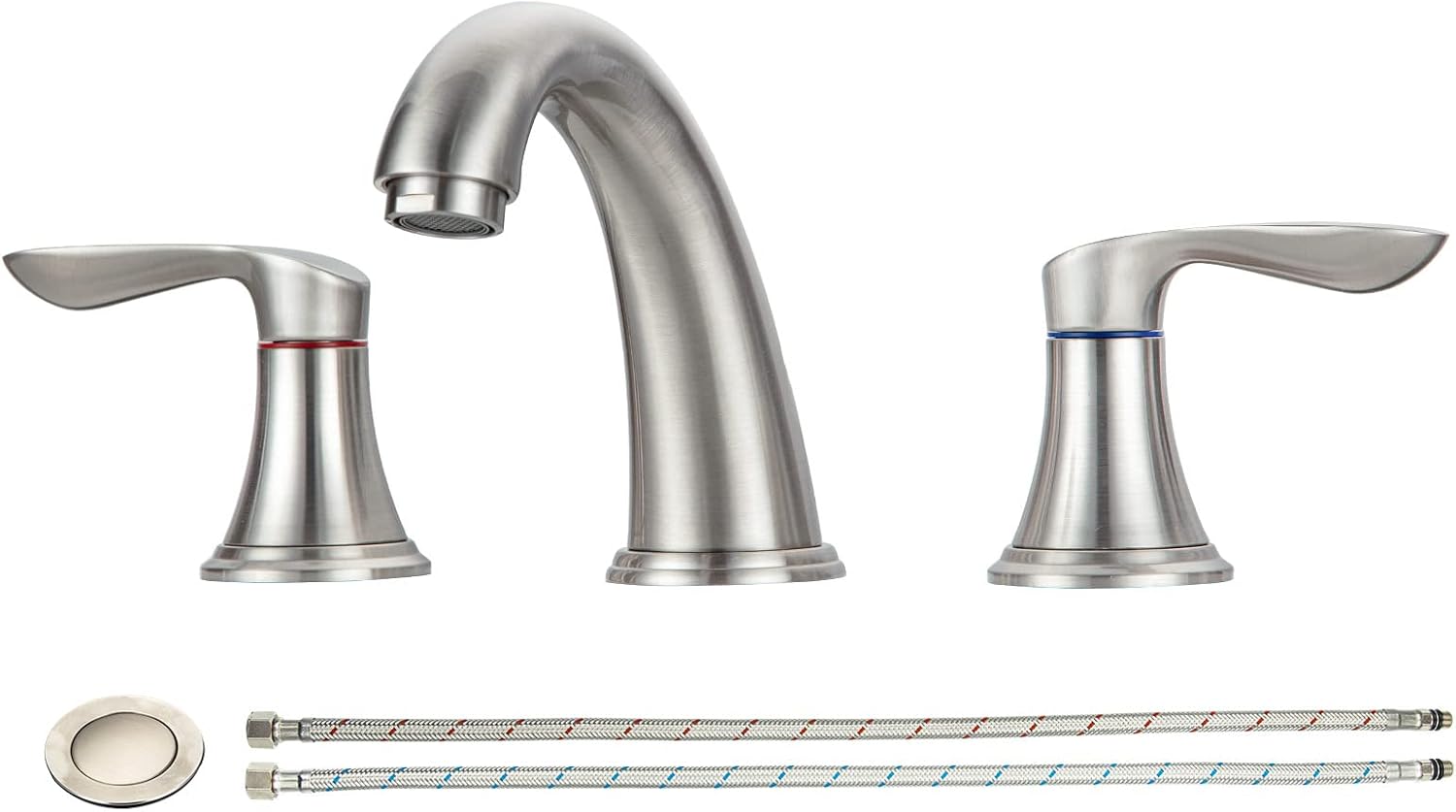 Amazon.com : Bathroom Faucet, 8 Inch Bathroom Faucets for Sink 3 Hole ...