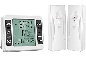 Advanced AMIR Refrigerator Thermometer: Wireless Temperature Monitoring for Food Safety