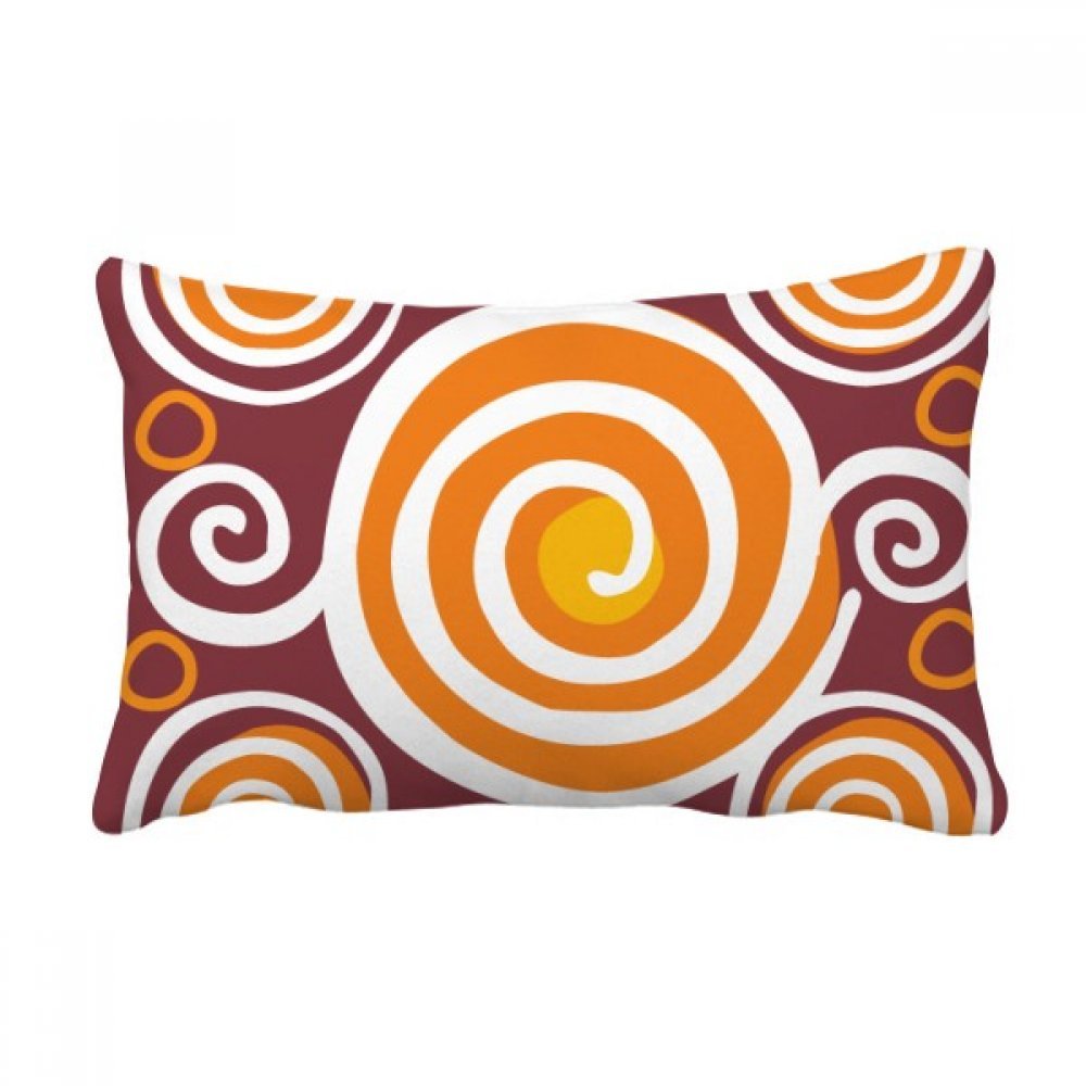 Oreiller lombaire Mexique totems dessin mexicain coussin 16x24 pouces multicolore