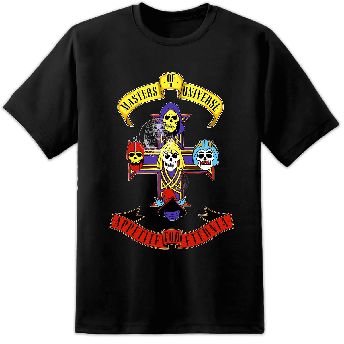 He Man - Appetite for Eternia She Ra Skeletor TV 80's Retro Vintage Classic (2XL) Black
