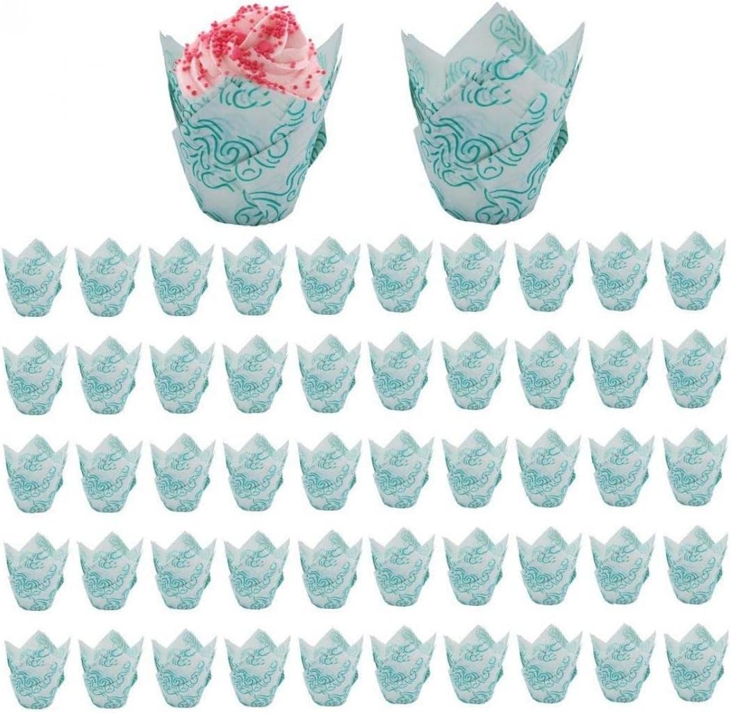 50pcs Tulip Cupcake Liners, Muffin Liners, Cupcake Paper