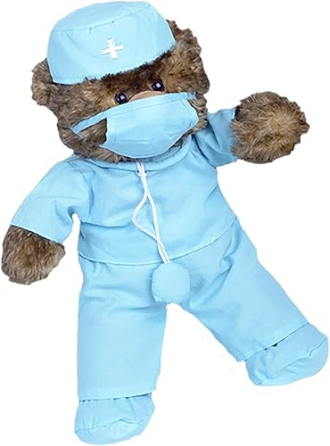 Miniatura 2 de Ropa de oso de peluche de doctor "Scrubs" que se adapta a la mayoría de 14 a 18 pulgadas Build-A-Bear y haz tus propios animales de peluche