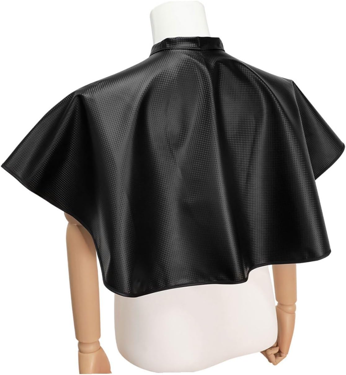 PartyKindom Waterproof Hair Cutting Cape 2pcs Black Salon Aprons Hair Stylist Shampoo Cover for Client Haircuts Barber Supplies