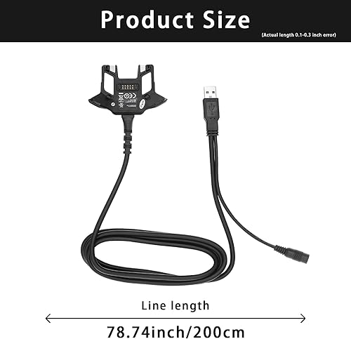 Miniatura 6 de Cable de carga USB y adaptador para Zebra Symbol TC70 TC70X TC72 TC75 TC75X TC77,5V3A cargador súper rápido (CBL-TC7X-SERL1-01), accesorios de