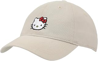 Hello Kitty Embroidered Character Unstructured Baseball Cap