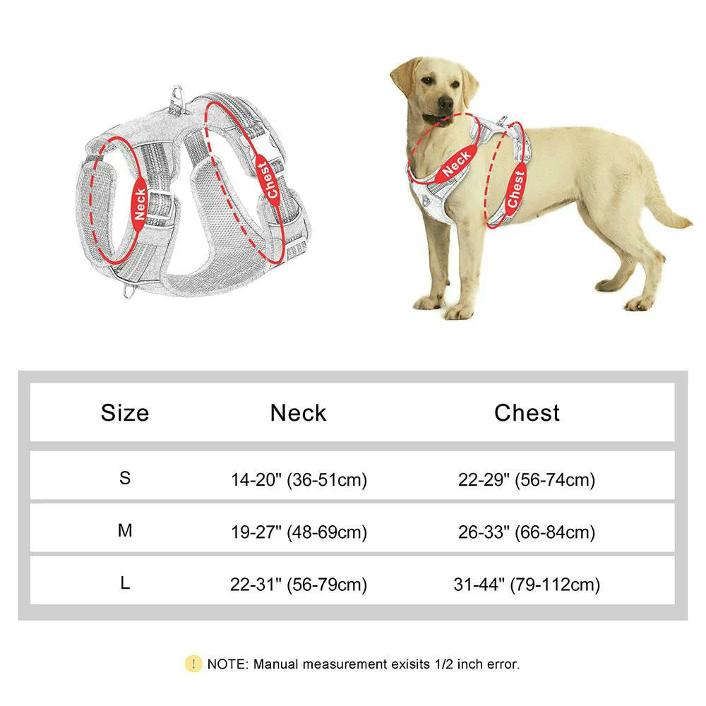 LYVQZPWLRPerros con herramientas, Arnés impermeable de PU for perros, arnés de nailon transpirable, chaleco de entrenamiento for mascotas con tira reflectante for perros pequeños y grandes.(Green,Medi