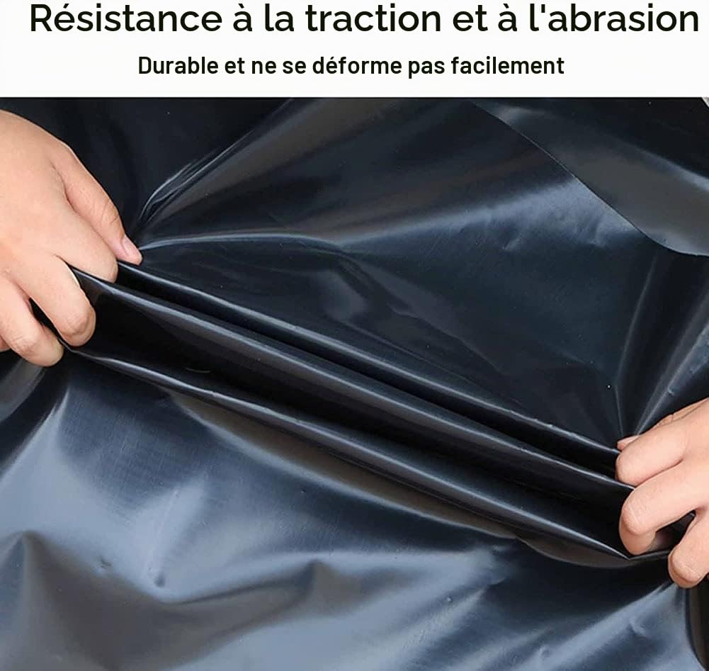 WHFTD Bache Bassin Epdm,Bâche pour Bassin, Bâche D'étang HDPE, Résistance À La Déchirure Imperméable pour Étangs De Poisson, Bassin De Jardin, Réservoir,5 * 5m