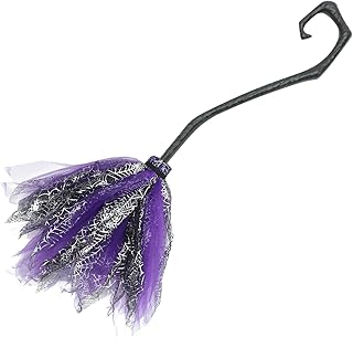 LIFKOME Halloween Decor Witches Broom Witch Broom Props Witch Broom for Halloween Party Plastic Cosplay Witch Broom Cosplay Party Witch Broom Witch Broom for Party Clothing Mesh
