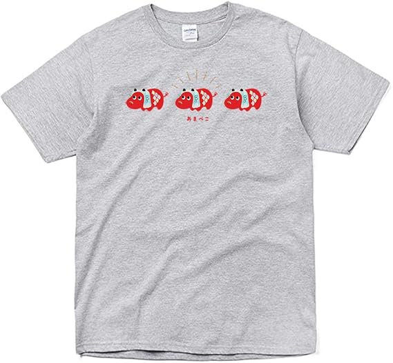 Amazon Co Jp あまべこさんtシャツ トリプルタイプ あまびえ 赤ベコ オリジナルイラスト オリジナルtシャツ オリジナルデザイン アマビエ アカベコ 赤牛 福島県 会津 郷土玩具 民芸品 パロディ ファッション