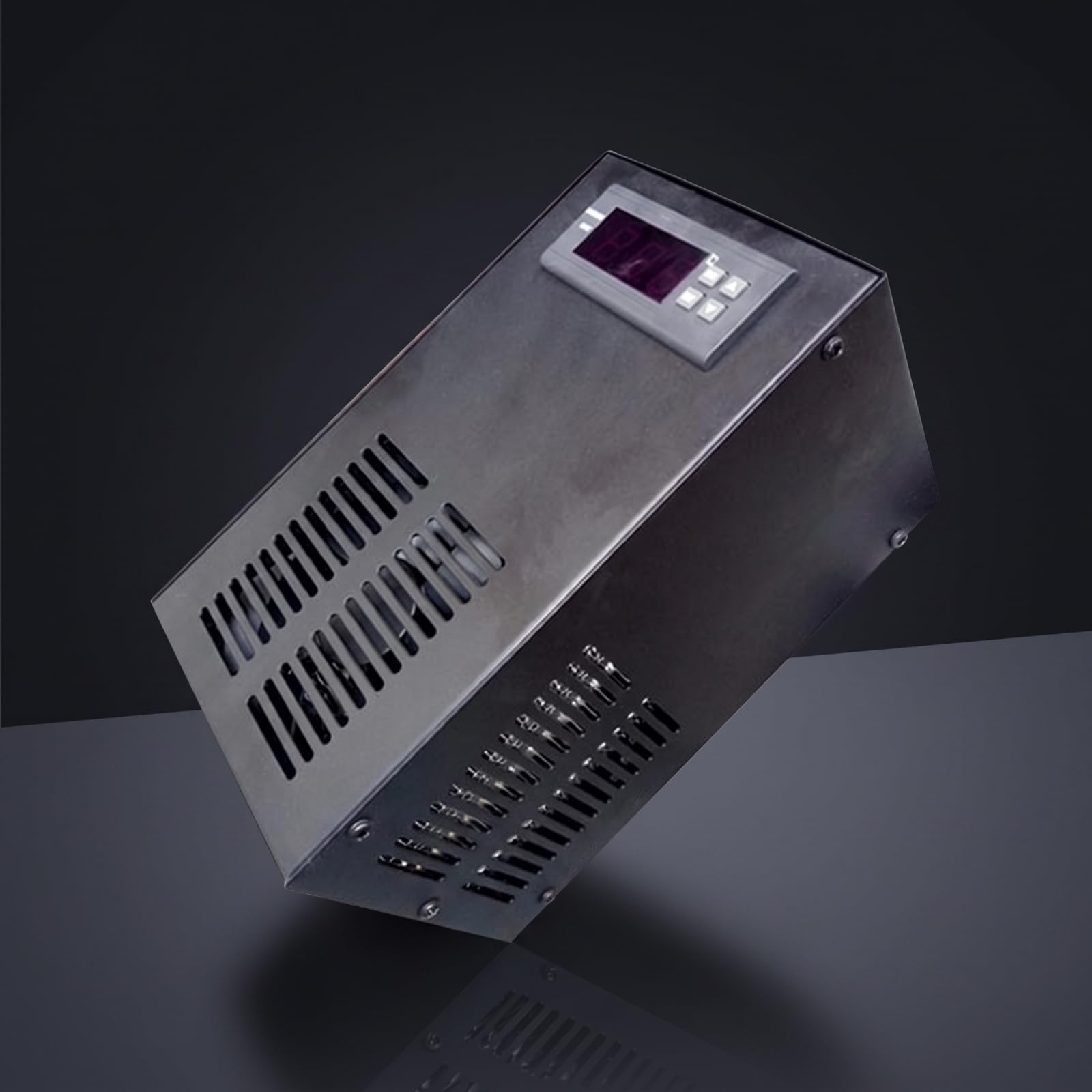 Refrigeratore in Linea con Pompa Automatico Intelligente per Acquariofili, Acquari Marini, 20L, LG-C20 Nero Freddo/Caldo Con Pompa E Tubo