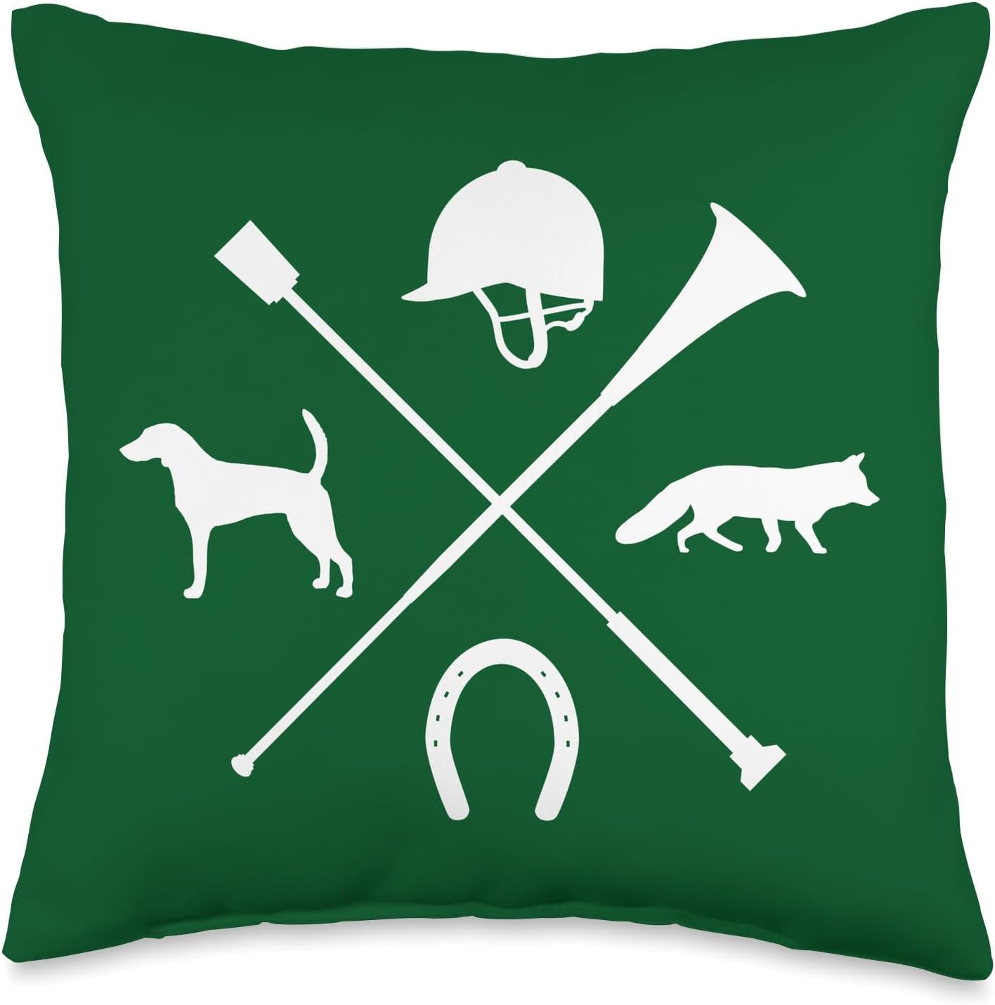 Fox Hunting Gift for Huntsman Master Of Hound Fox Hunter Throw Pillow